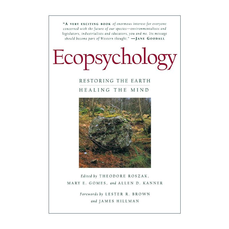 英文原版 Ecopsychology 生态心理学 复育地球 疗愈心灵 西奥多 罗斯札克 英文版 进口英语原版书籍