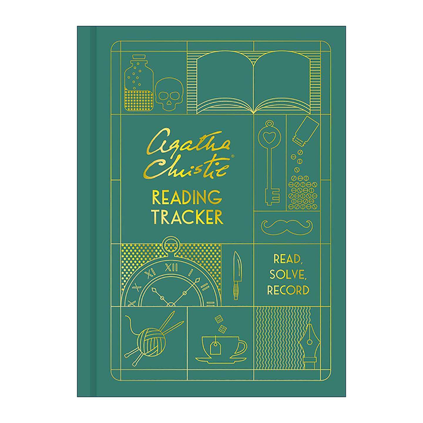 英文原版 Agatha Christie Reading Tracker 阿加莎克里斯蒂阅读日志 英文版 进口英语原版书籍