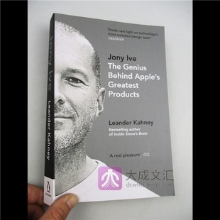 乔纳森传 英文版 Leander Ive Kahney 英语书籍 英文原版 进口原版 Jony 人物传记
