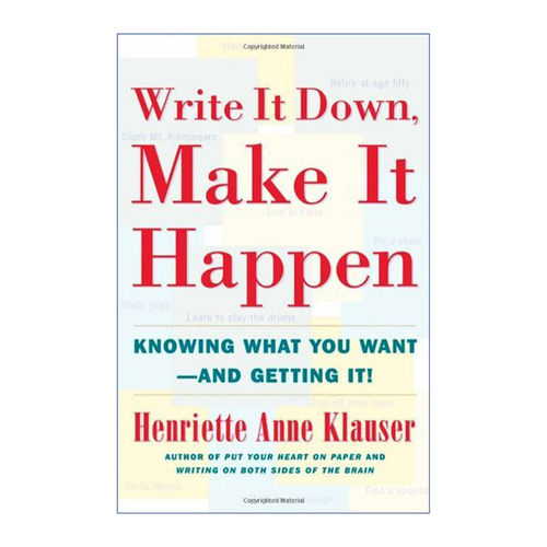 英文原版 Write It Down Make It Happen 写下来 实现它 英文版 进口英语原版书籍