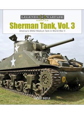 英文原版 Sherman Tank Vol.3 谢尔曼坦克 卷三 二战中美国的M4A2中型坦克 精装 David Doyle 英文版 进口英语原版书籍