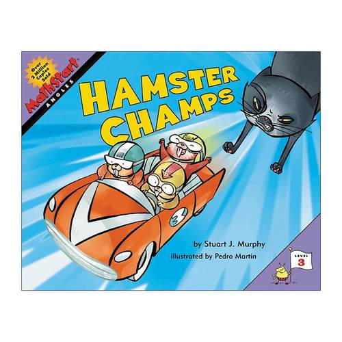 英文原版 Mathstart Level 3 Hamster Champs 数学启蒙绘本3级 英文版 进口英语原版书籍