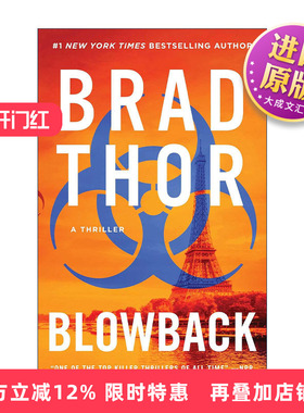 英文原版 Blowback 枪栓回弹 特工斯科特系列 悬疑小说 英文版 进口英语原版书籍