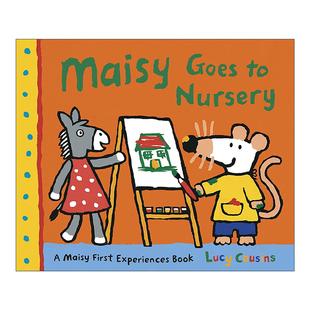 英文原版 Maisy Goes To Nursery 小鼠波波去幼儿园 儿童启蒙认知绘本 生活体验 Lucy Cousins 英文版 进口英语原版书籍