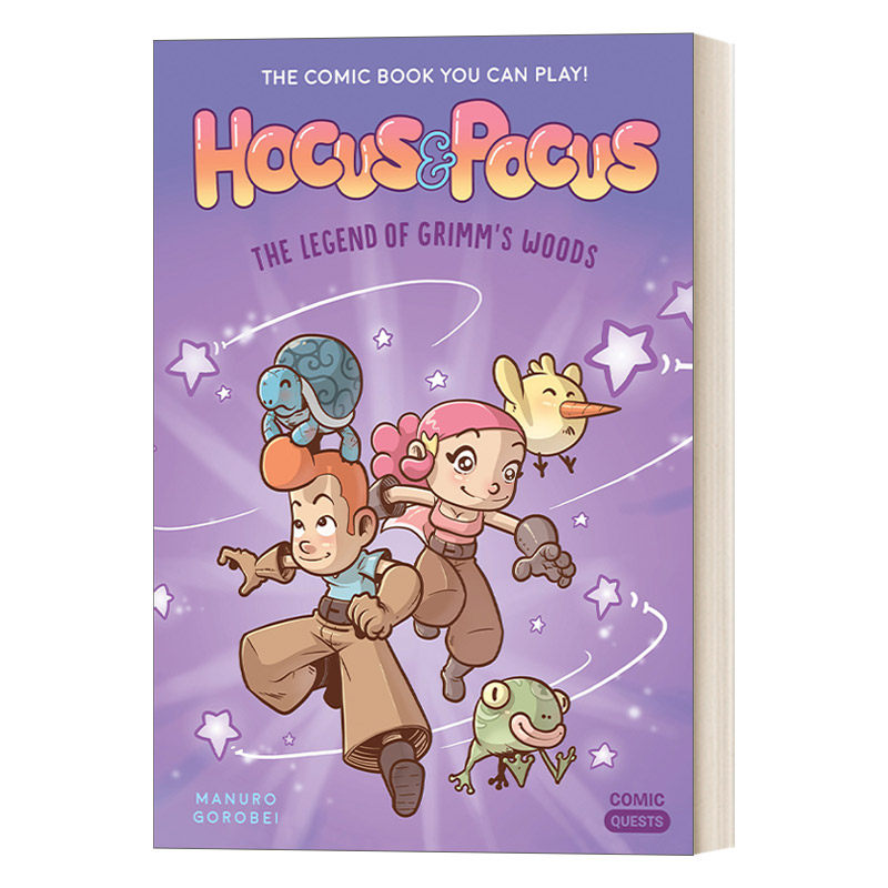 英文原版 Hocus & Pocus The Legend of Grimm's Woods Comic Quests 01 漫画任务系列1 霍克斯与波克斯 格林森林的传说 英文版
