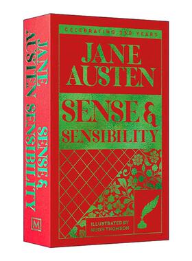 英文原版 Sense and Sensibility 理智与情感 精装麦克米伦收藏馆系列 Macmillan Collector's Library 简奥斯汀250周年纪念版