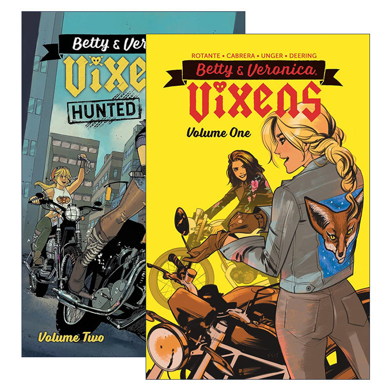 英文原版 Betty & Veronica Vixens 贝蒂和维罗妮卡系列2册 闺蜜漫画 Jamie L. Rotante 英文版 进口英语原版书籍