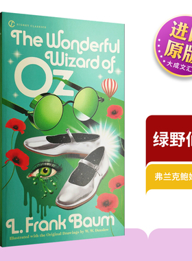 英文原版 绿野仙踪 The Wonderful Wizard of Oz 英文版进口全英语书籍青少年儿童文学小说经典童话畅销童书 可搭奇迹男孩 彼得潘