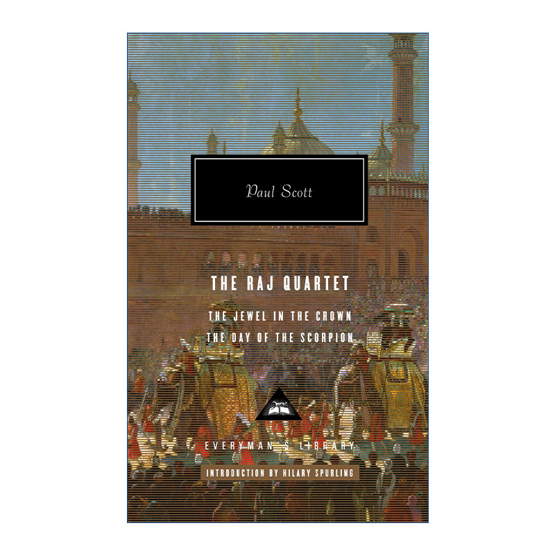 英文原版 The Raj Quartet  Vol. 1 Everyman's Library 统治四部曲 卷一 皇冠上的宝石 恶人的开心日 Paul Scott 英文版进口书籍
