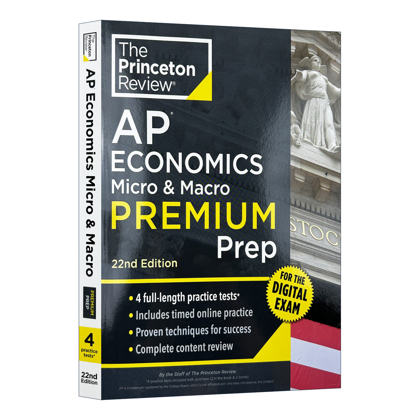 英文原版 Princeton Review AP Economics Micro & Macro Premium Prep 普林斯顿评论AP经济学宏观微观 增值版 含线上题库第22版