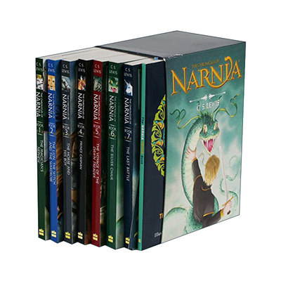 英文原版 The Chronicles of Narnia  8-book Box Set 纳尼亚传奇8本盒装 英文版 进口英语原版书籍