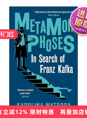 英文原版 Metamorphoses 追迹卡夫卡 跨越时空的文学蜕变之旅 Karolina Watroba 英文版 进口英语原版书籍