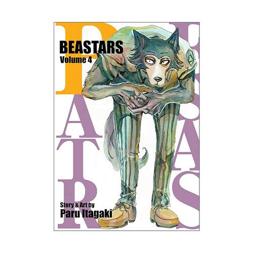 英文原版 BEASTARS Vol.4 动物狂想曲 漫画卷四 英文版 进口英语原版书籍