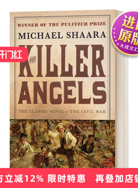 英文原版小说 The Killer Angels 决战葛底斯堡 美国内战三部曲 迈克尔•夏拉Michael Shaara 英文版 进口英语原版书籍