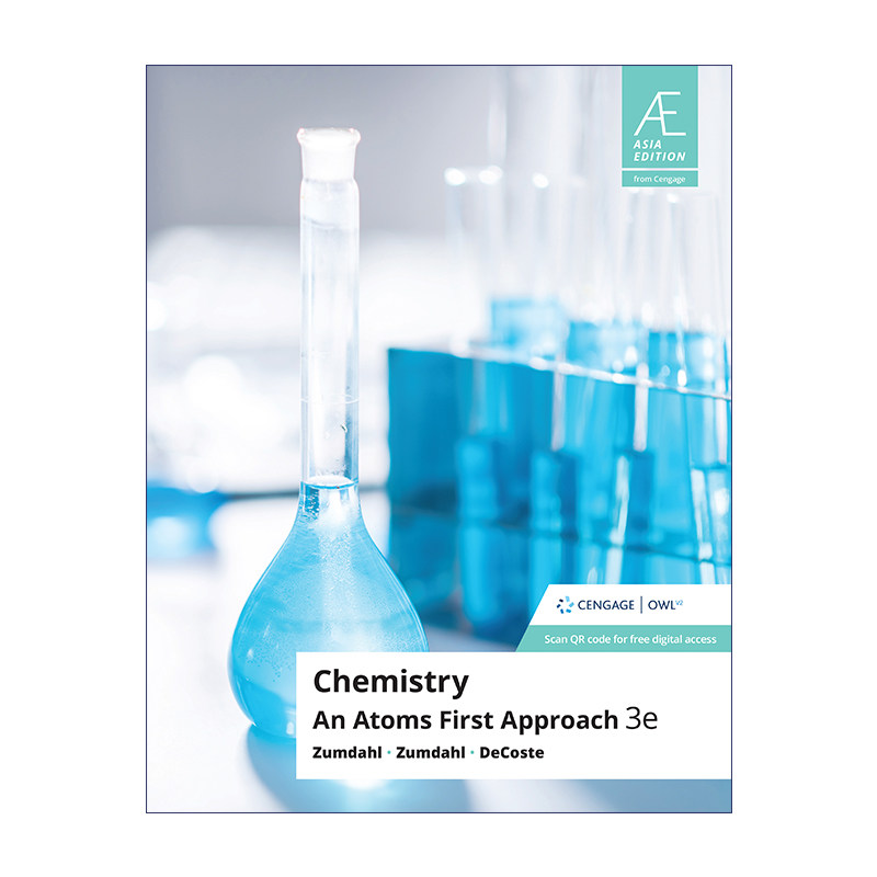 英文原版 Chemistry An Atoms First Approach 化学 原子优先的方法 第3版 英文版 进口英语原版书籍