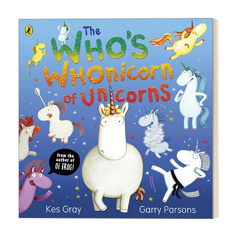 英文原版 the whoswhonicorn of unicorns 独角兽谁是谁 英国插画师
