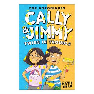 卡莉和吉米 Cally 英文原版 双胞胎惹麻烦 进口英语原版 Jimmy 英文版 and 书籍 Twins 儿童幽默搞笑温情小说 Trouble
