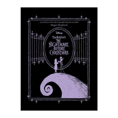 英文原版 Tim Burton's The Nightmare Before Christmas 蒂姆·波顿的圣诞夜惊魂 同名动画电影原著 30周年纪念精装收藏版