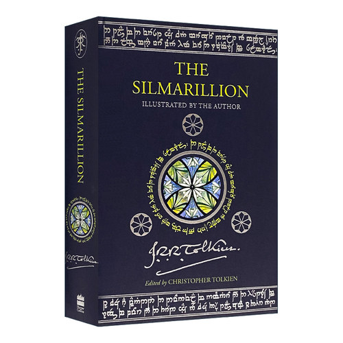 英文原版小说 The Silmarillion 精灵宝钻 精装插画版 托尔金 英文版 进口英语原版书籍