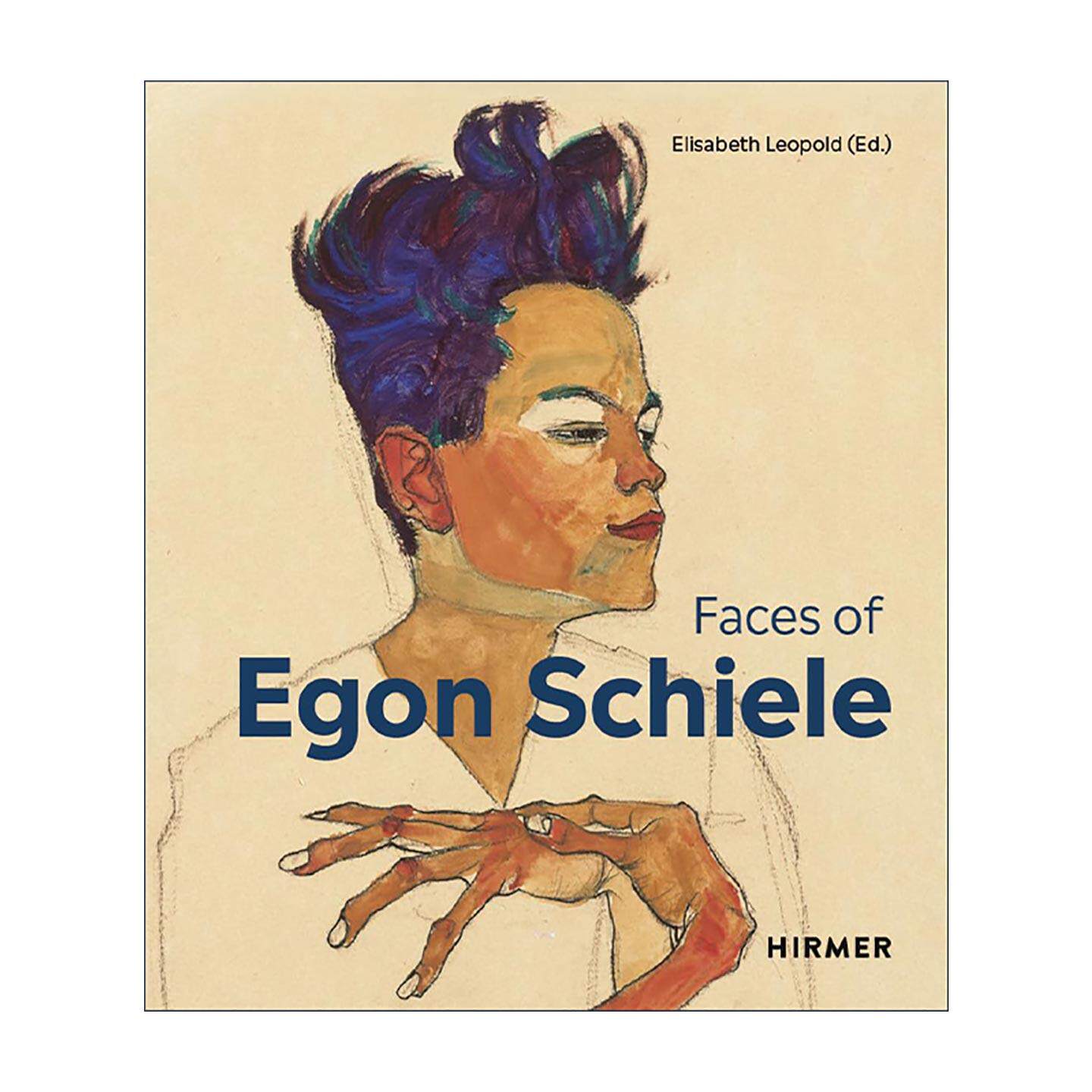 英文原版 The Faces of Egon Schiele Self Portraits 埃贡·席勒 自画像 艺术画册精装 英文版 进口英语原版书籍