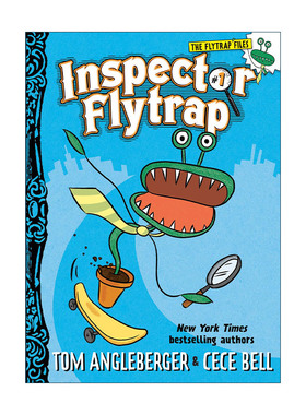 英文原版 Inspector Flytrap 捕蝇草探长系列1 儿童章节桥梁推理故事书 Tom Angleberger 英文版 进口英语原版书籍