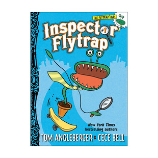 英文原版 Inspector Flytrap 捕蝇草探长系列1 儿童章节桥梁推理故事书 Tom Angleberger 英文版 进口英语原版书籍