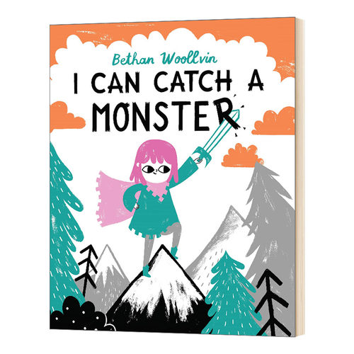 I Can Catch a Monster 英文原版 捉到一只小怪兽 插画版 亲子故事绘本 英文版进口原版英语书籍 Bethan Woollvin儿童图书