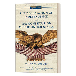 独立宣言与美国宪法 and Independence 英文版 书 the Constitution States 英文原版 United The Declaration 进口英语原版