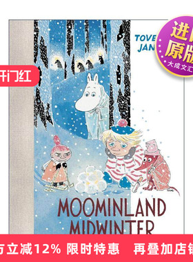 英文原版 Moominland Midwinter 姆明谷的冬天 精装彩色插画收藏版 英文版 进口英语原版书籍