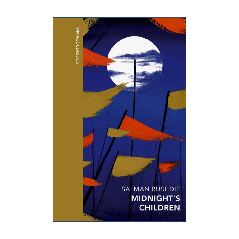英文原版 Midnight's Children 午夜之子 萨尔曼·鲁西迪 布脊经典系列 Vintage Quarterbound Classics 英文版 进口英语原版书籍