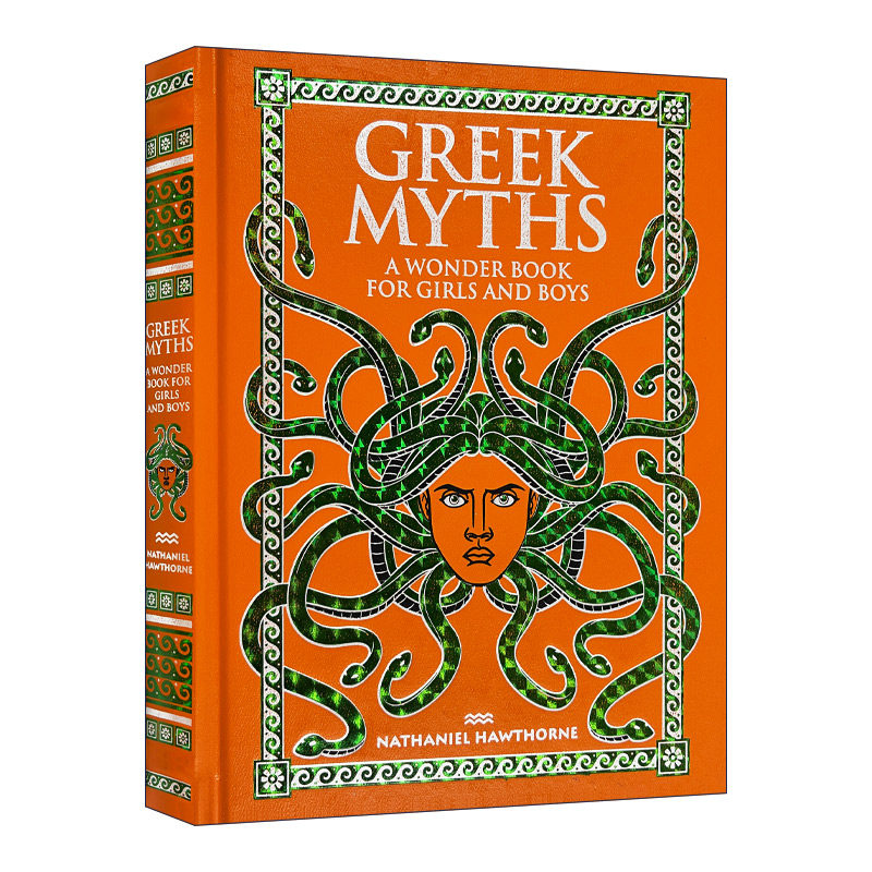 英文原版 Greek Myths Wonder Book for Girls and Boys 希腊神话  皮革精装  巴诺儿童经典 英文版 进口英语原版书籍