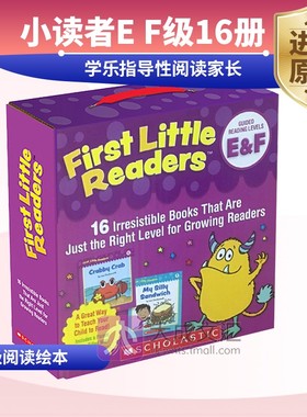 First Little Readers Guided Reading Levels E and F 英文原版分级阅读绘本 小读者E F级16册 学乐指导性阅读家长 英文版英语书