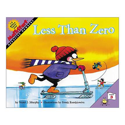 英文原版 Mathstart Level 3 Less Than Zero 数学启蒙绘本3级 英文版 进口英语原版书籍