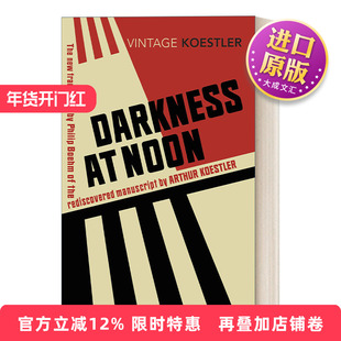 英文原版 Darkness at Noon 中午的黑暗 阿瑟·库斯勒 英文版 进口英语原版书籍