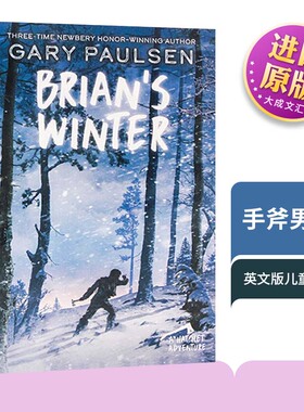 英文原版 Brian's Winter 手斧男孩3：一个人的冬天 英文版儿童图书