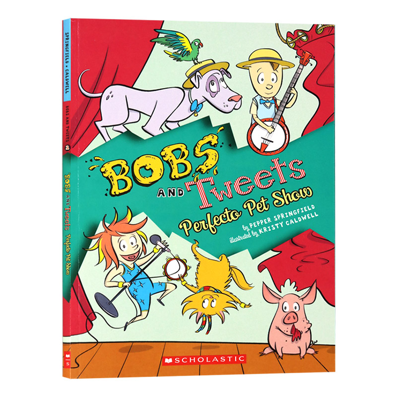 童子军夏令营2 Perfecto Pet Show Bobs and Tweets 2 英文原版绘本 儿童英语章节书 故事书 Scholastic 英文版进口原版书籍