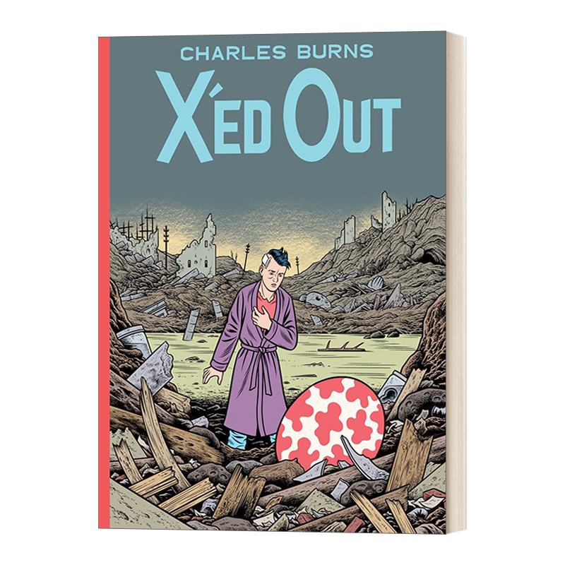 英文原版 X'ed Out Pantheon Graphic Library 划掉 Charles Burns 精装漫画 英文版 进口英语原版书籍
