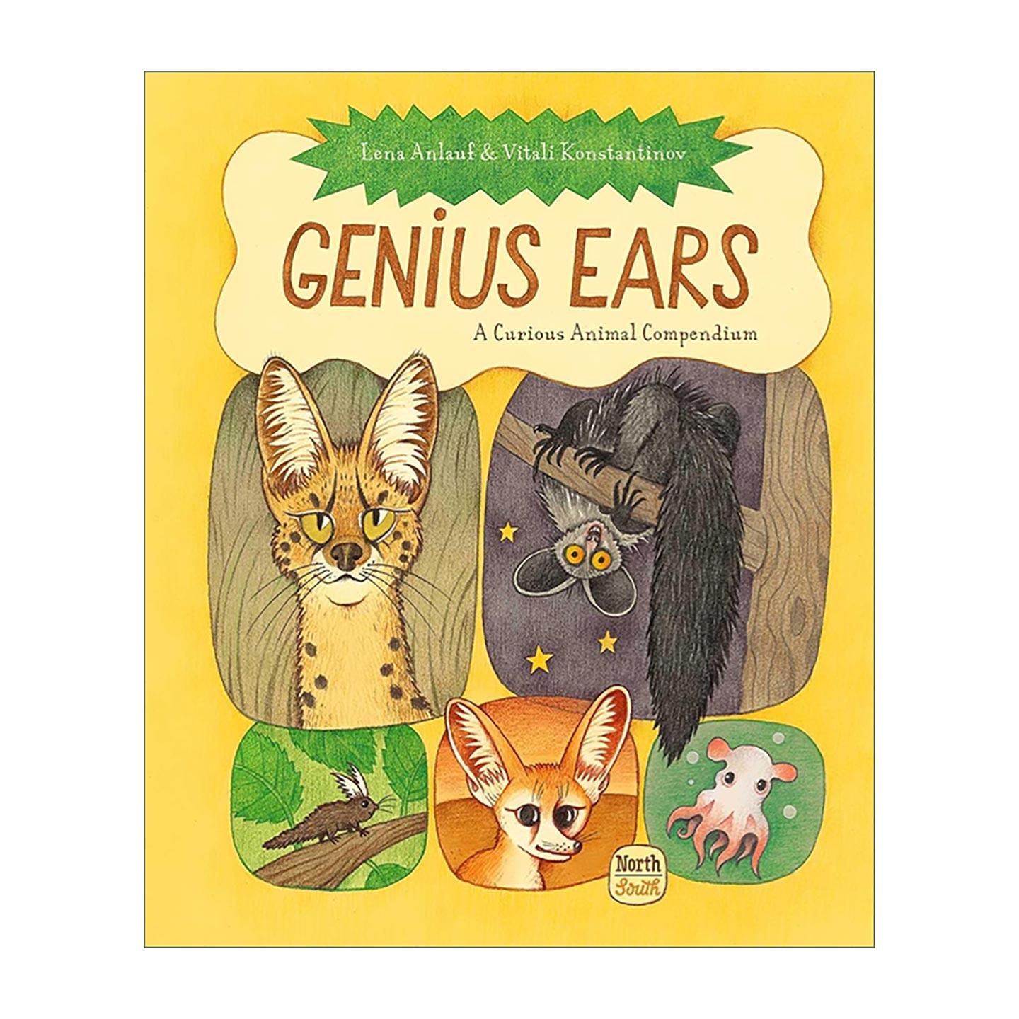 英文原版 Genius Ears 奇妙的动物百科全书之耳朵 精装 英文版 进口英语原版书籍
