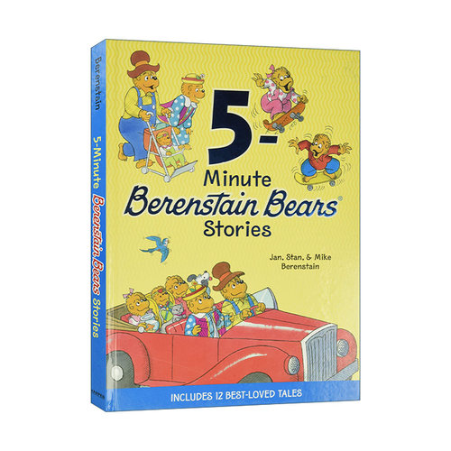 英文原版绘本 The Berenstain Bears 5-Minute Berenstain Bears Stories 贝贝熊五分钟故事合集 精装 英文版 进口英语原版书籍