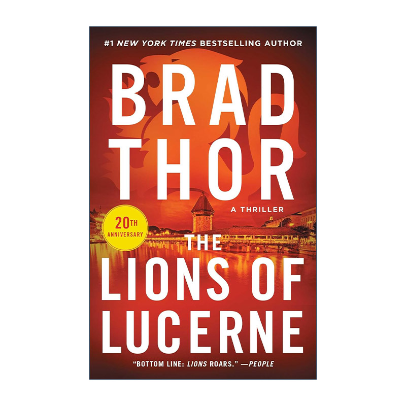 英文原版 The Lions of Lucerne 卢塞恩的狮子们 特工斯科特系列 悬疑小说 英文版 进口英语原版书籍