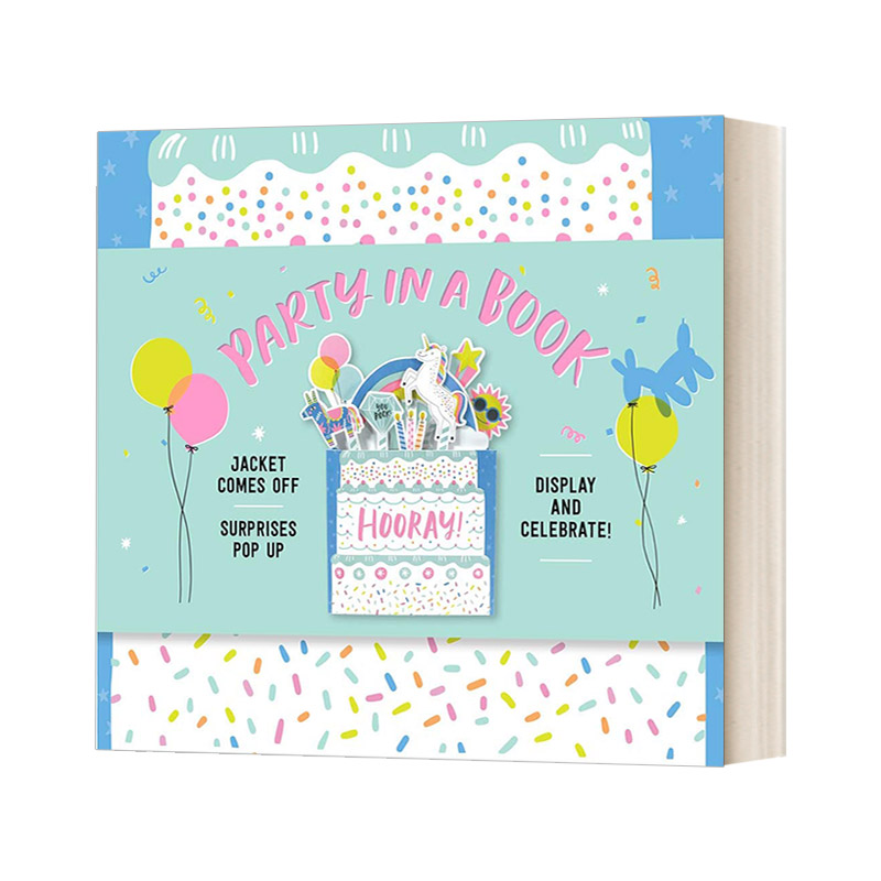 英文原版 Party In A Book Uplifting Editions 书中狂欢 翻翻立体书 英文版 进口英语原版书籍儿童图书
