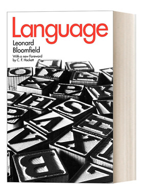 英文原版 Language 语言论 语言学 Leonard Bloomfield 英文版 进口英语原版书籍