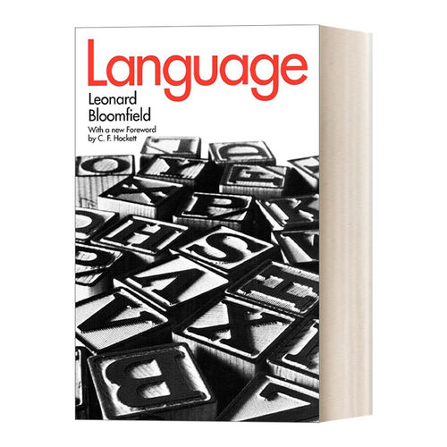 英文原版 Language 语言论 语言学 Leonard Bloomfield 英文版 进口英语原版书籍