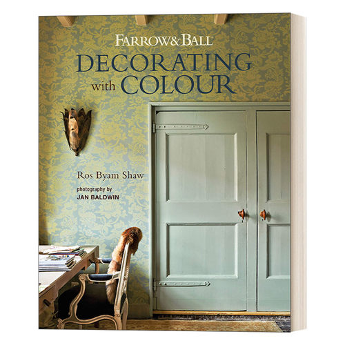 英文原版 Farrow & Ball Decorating with Colour 与色彩同居 珐柏色彩墙纸设计 精装 英文版 进口英语原版书籍