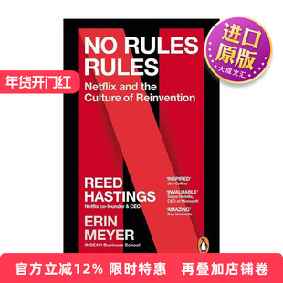 英文原版 No Rules Rules 不拘一格 网飞的自由与责任工作法 里德·哈斯廷斯 英文版 进口英语原版书籍