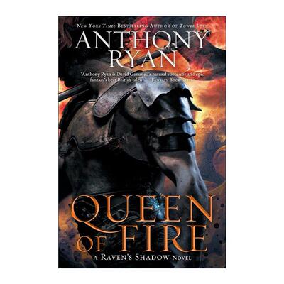 英文原版 Queen of Fire Raven's Shadow 03 渡鸦之影3 火焰女王 奇幻小说 安东尼·雷恩 英文版 进口英语原版书籍