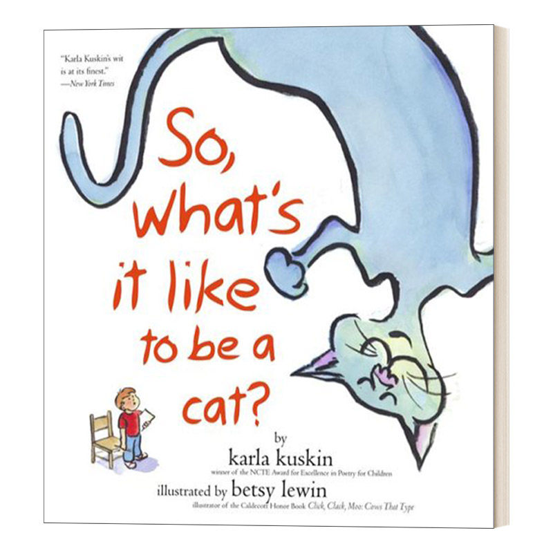 英文原版 So  What's It Like to Be a Cat? 那么 做一只猫是什么感觉? 英文版 进口英语原版书籍