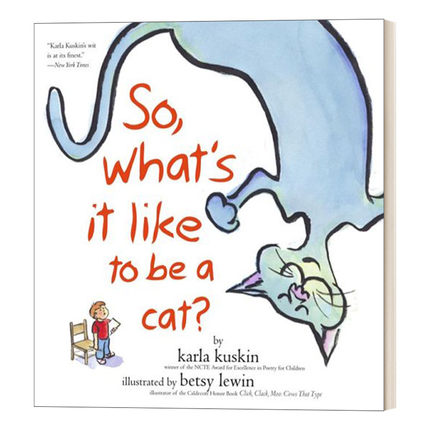 英文原版 So  What's It Like to Be a Cat? 那么 做一只猫是什么感觉? 英文版 进口英语原版书籍