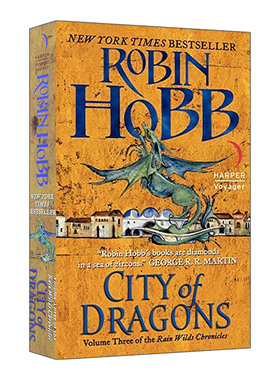 英文原版 City of Dragons 雨野原传奇3 巨龙高城 罗宾·霍布 英文版 进口英语原版书籍