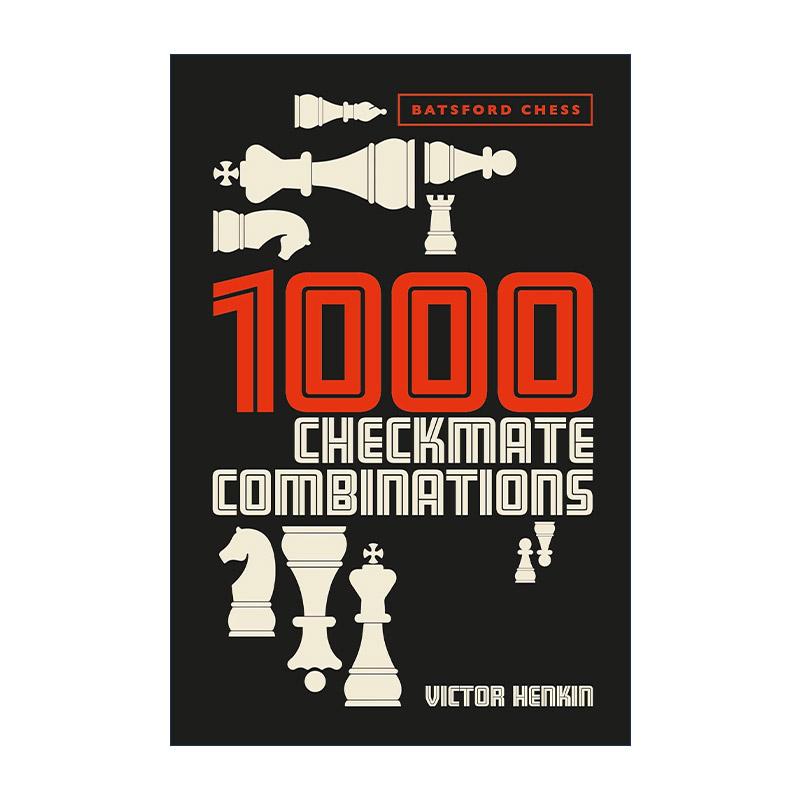 英文原版 1000 Checkmate Combinations 1000个将杀组合 国际象棋教程指南 英文版 进口英语原版书籍